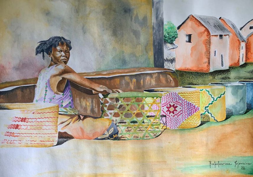 Tojoniaina Rakotoarisoa Artiste Plasticien Peintre Dessinateur Illustrateur Madagascar
