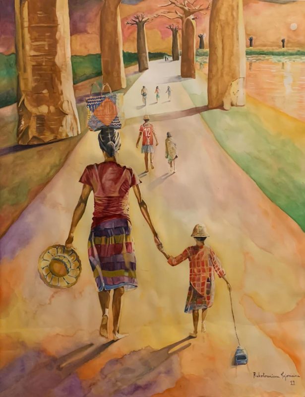 Tojoniaina Rakotoarisoa Artiste Plasticien Peintre Dessinateur Illustrateur Madagascar
